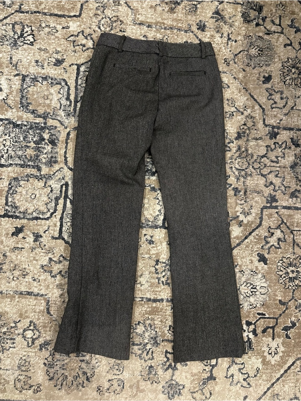 Banana Republic Martin Black Tweed Dress Pants - size 0P - Picture 2 of 4
